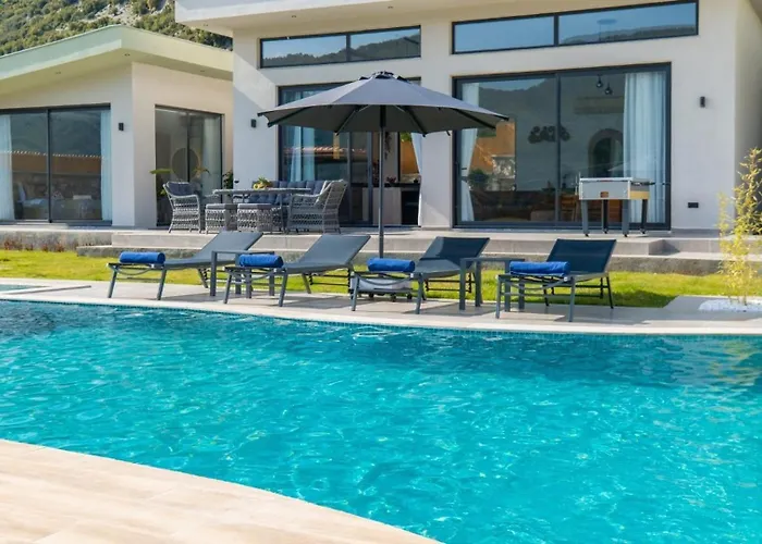 Villa 3 Bedroom Luxury In Saribelen Kalkan